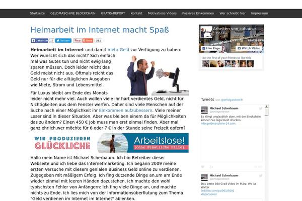 heimarbeitonline.info site used Responsive Mobile