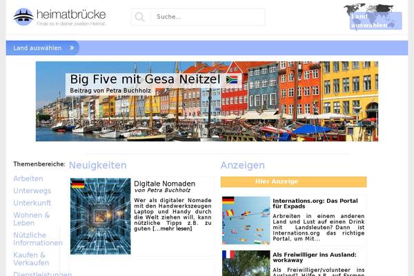 heimatbruecke.de site used Blogging