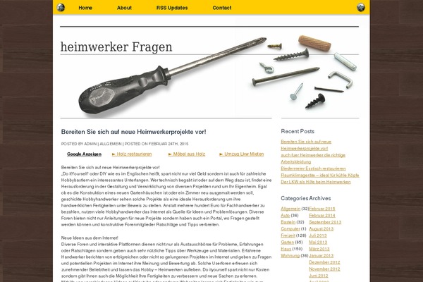 heimwerker-frage.de site used Fixation