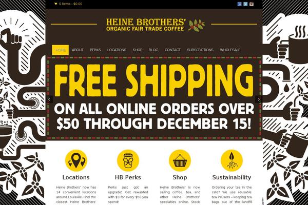heinebroscoffee.com site used Toledo-e-shop