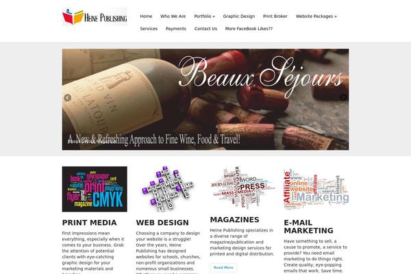 impulse theme site design template sample