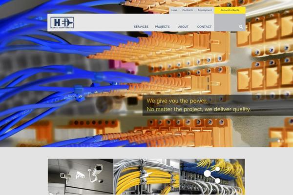 Hayden theme site design template sample