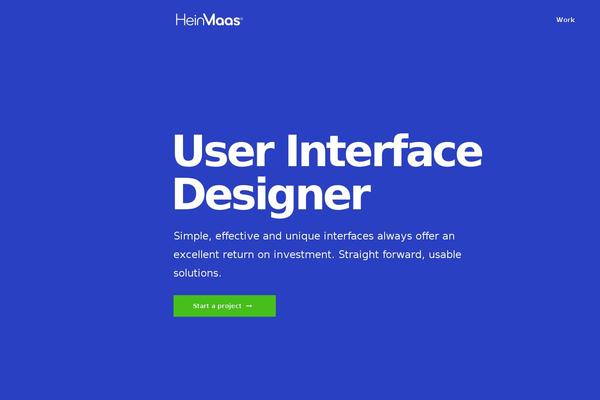 Framework theme site design template sample