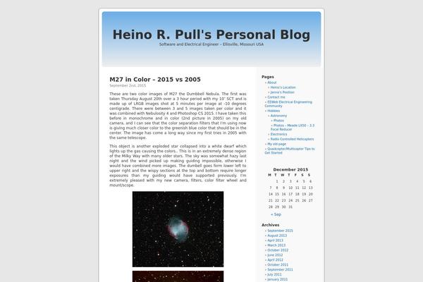 Default theme site design template sample