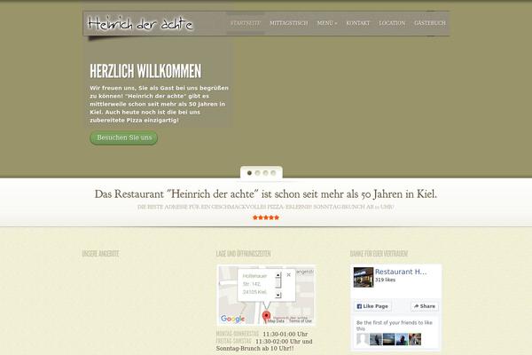 MyCuisine theme site design template sample