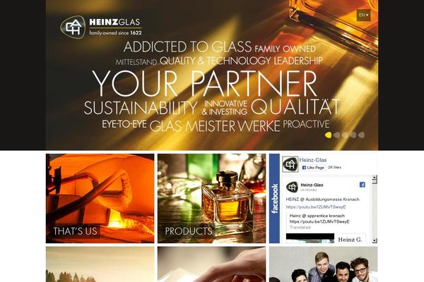 heinz-glas.com site used Heinz-theme