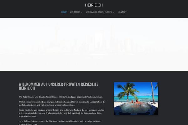 Divi Child theme site design template sample