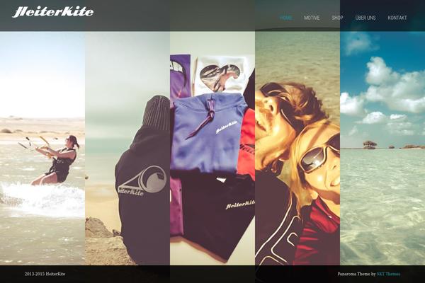 Panaroma theme site design template sample