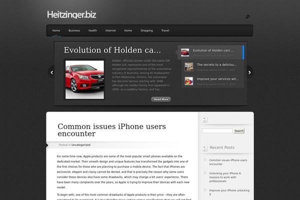 Polished theme site design template sample