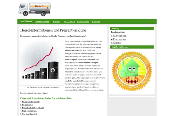 heizoel-info.net site used Heizoel