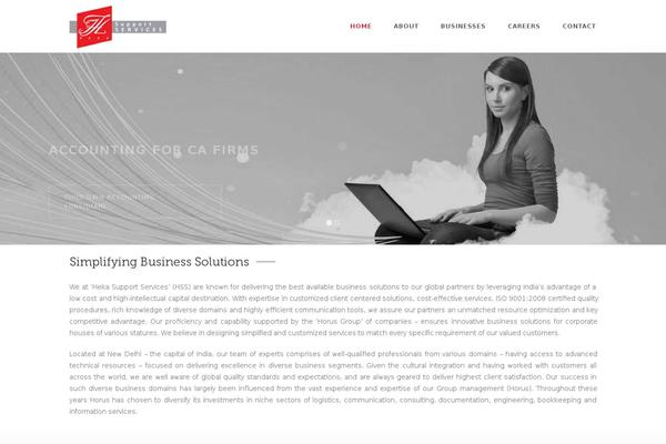 Okab theme site design template sample