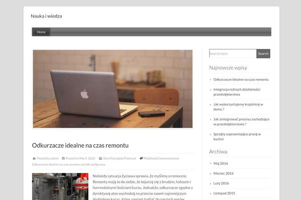 Rethink theme site design template sample