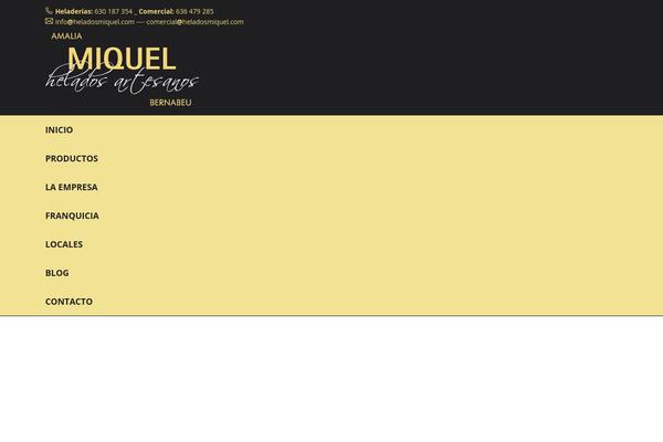 The7-child theme site design template sample