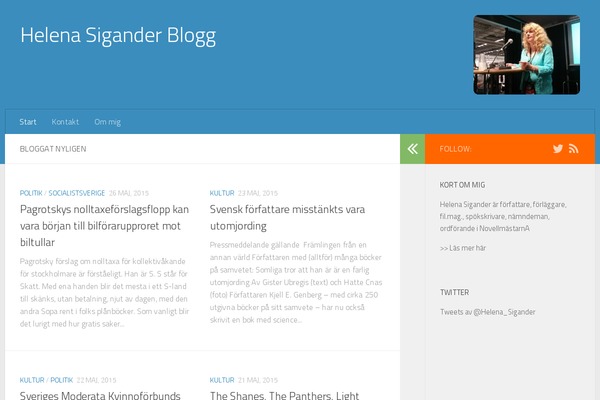 Hueman-child-master theme site design template sample