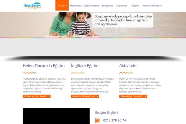Fable theme site design template sample