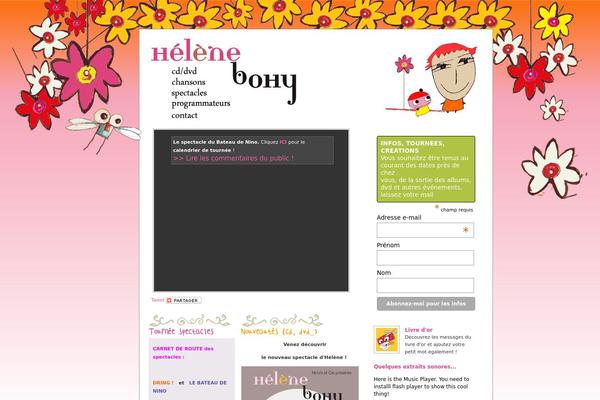Hb theme site design template sample