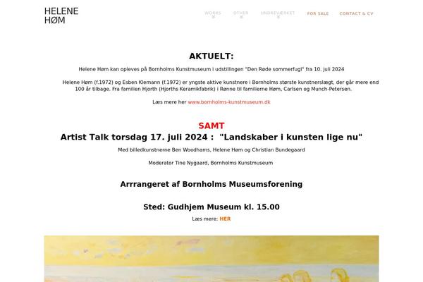 X Child theme site design template sample