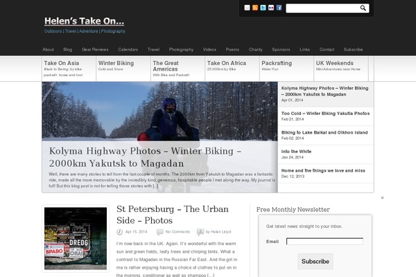 Newscast theme site design template sample