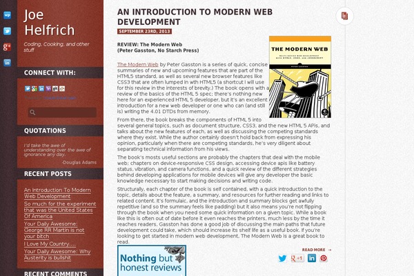 Site using Quotes and Tips by BestWebSoft plugin