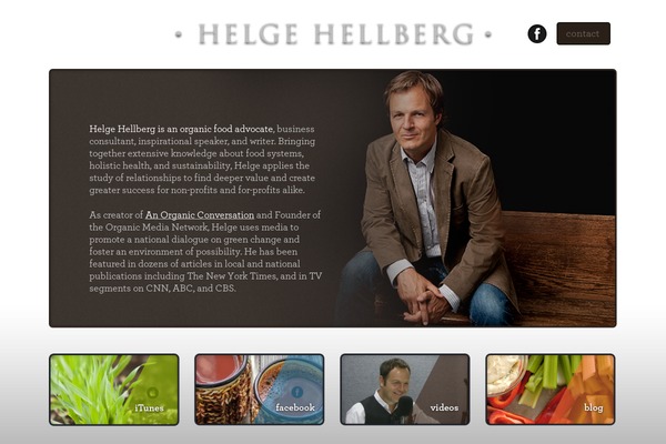 Bones theme site design template sample