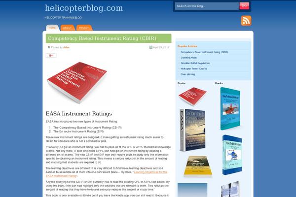 DeepBlue theme site design template sample