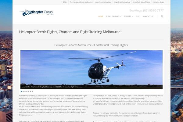 Salient theme site design template sample