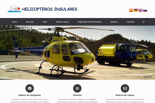Vantage theme site design template sample