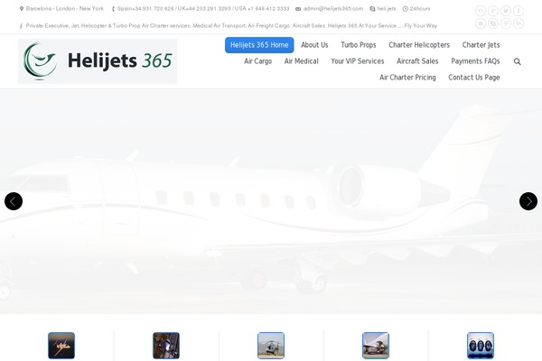 Inspiro theme site design template sample