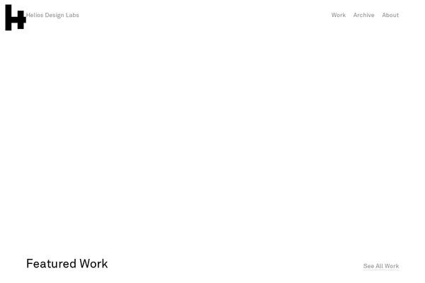 Helios theme site design template sample