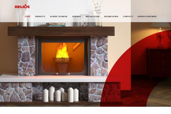 Helios theme site design template sample