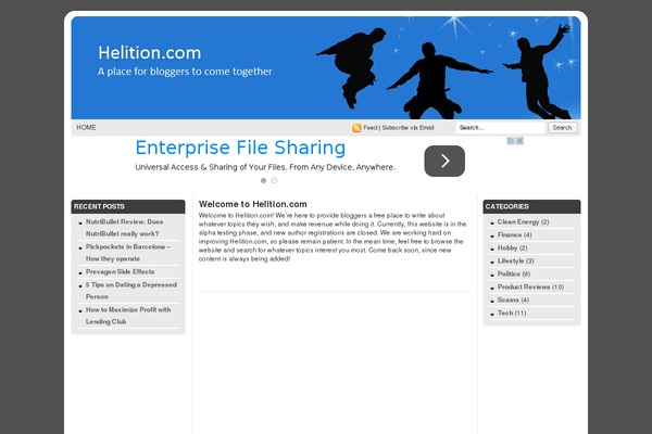 Rhea theme site design template sample
