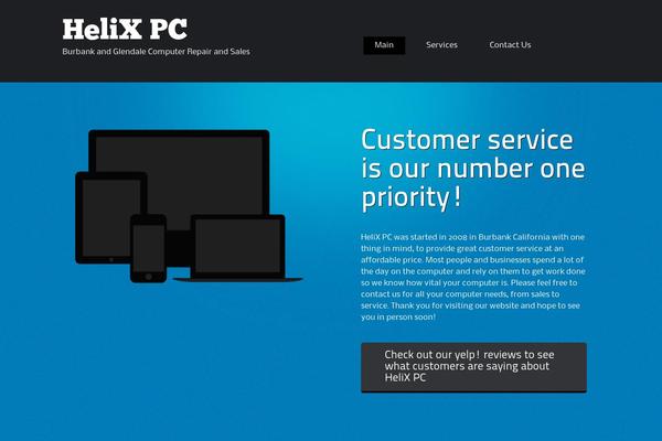 helixpc.com site used Themealley Business