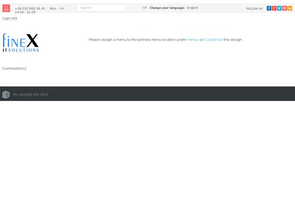 Second Touch theme site design template sample