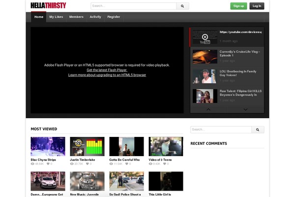 Site using Automatic Youtube Video Posts Plugin plugin
