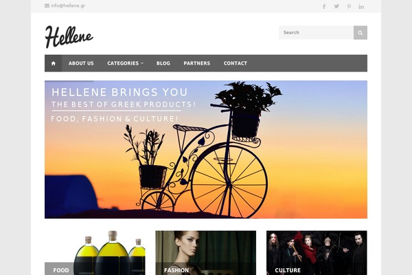Trizzy theme site design template sample