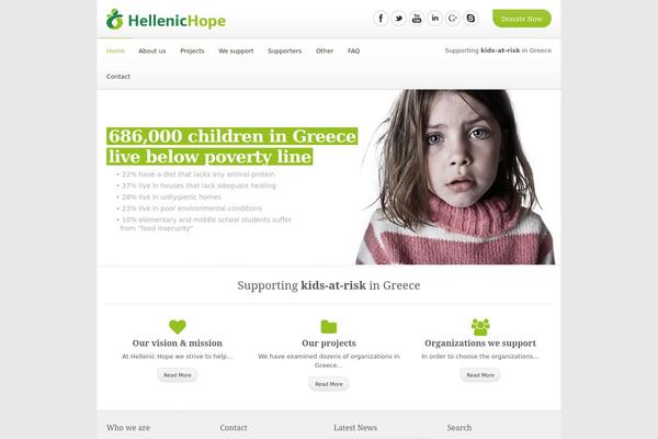 DonateNow theme site design template sample