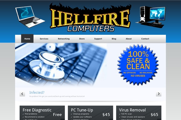 QuickHost theme site design template sample