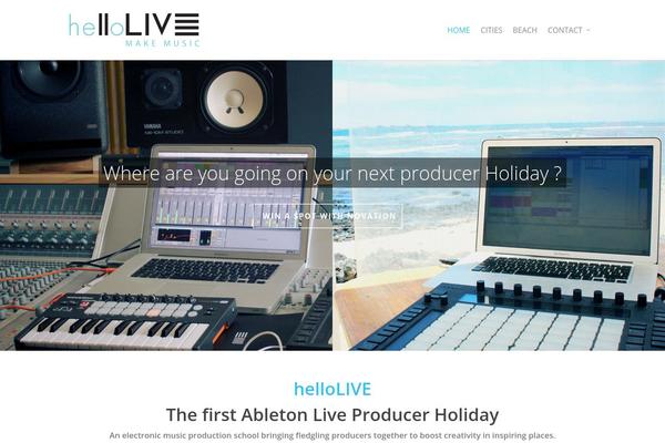 Salient theme site design template sample