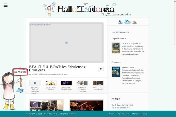 Collective theme site design template sample