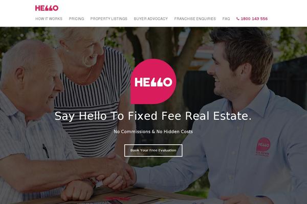 Salient theme site design template sample