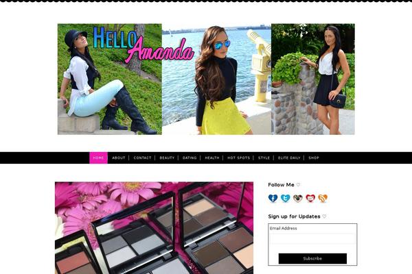 Site using Sociable plugin