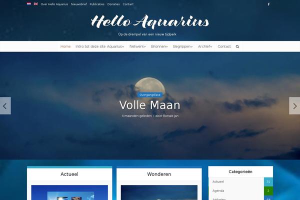 Site using Meks ThemeForest Smart Widget plugin