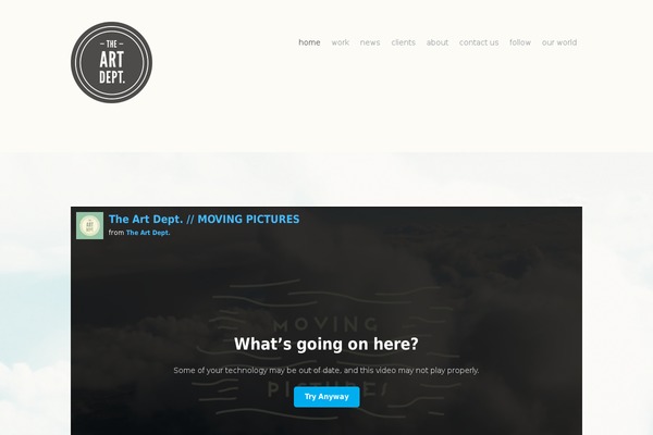 Blox theme site design template sample