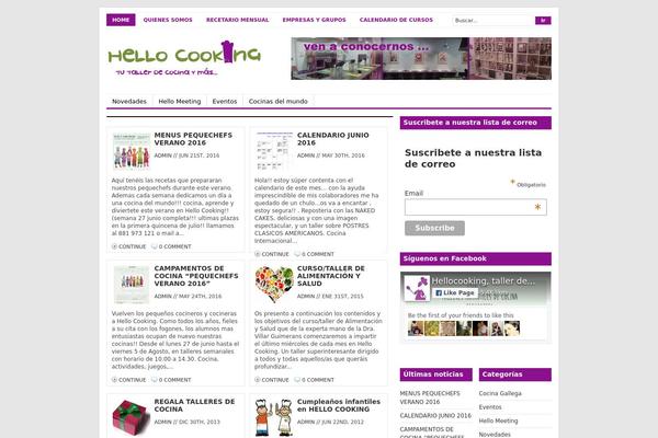 Channel theme site design template sample
