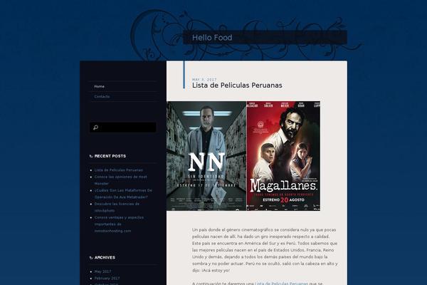 Dusk To Dawn theme site design template sample