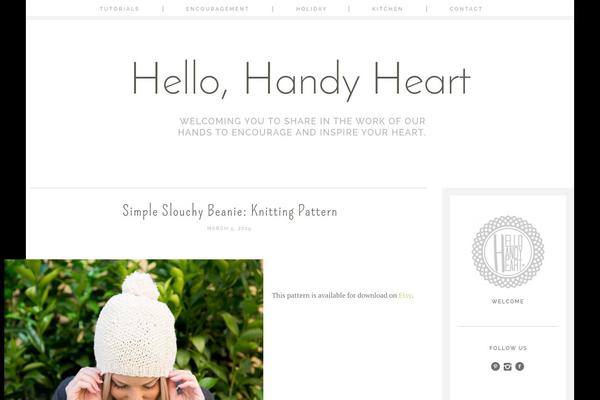 hellohandyheart.com site used Marylou