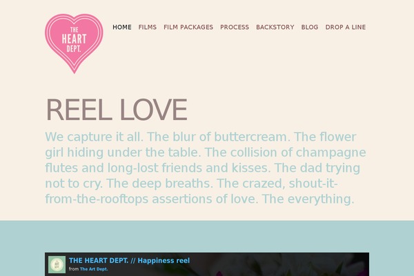 Blox theme site design template sample