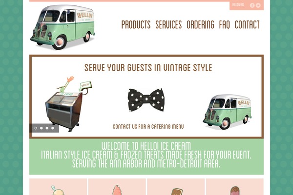 Zig Zag theme site design template sample
