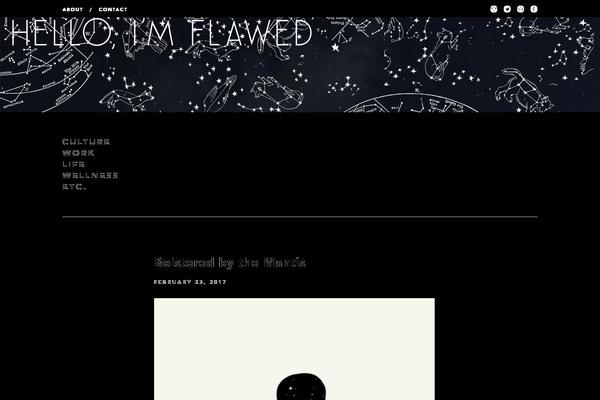 helloimflawed.com site used Imflawed_me