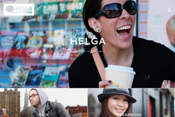 Ink theme site design template sample